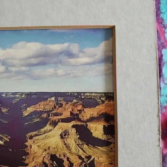 Photo signed matted framed J Johnson Grand Canyon Bright Angel Fault - Picture 3 of 10
